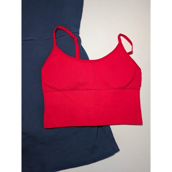 Victorias Secret Mixed Lot Of 4 Sz Small XS Pink Active Sports Bra Dress Ribbed - Picture 15 of 16